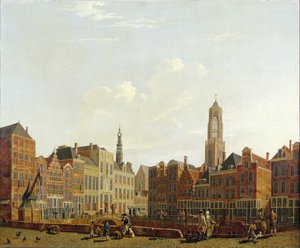 Utrecht Town Hall Bridge with Surroundings, 1779 by Isaac Ouwater