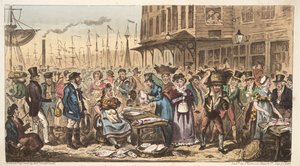 A Frolic in High Life, or a Visit to Billingsgate, from The English Spy