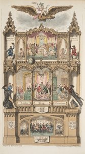 Frontispiece, from The English Spy by Isaac Robert Cruikshank