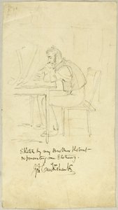 George Cruikshank Making an Etching