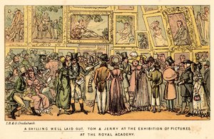 A shilling well laid out by Isaac, Robert and George Cruikshank