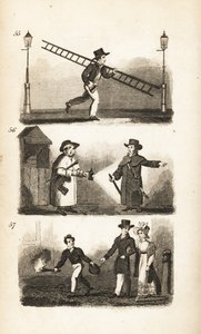 The Lamplighter, Watchman, and Link-Boy by Isaac Taylor