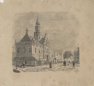 View of the Town Hall in Bolsward