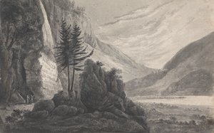 Mountainous Landscape with Inscription to Salomon Gessner (Switzerland)
