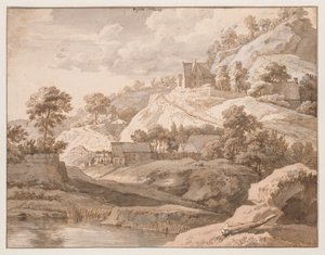 View Near Orleans by Isaac de Moucheron
