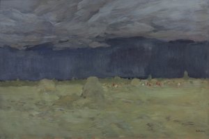 Hay-making, 1900 by Isaak Ilyich Levitan