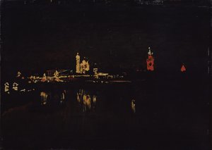 Illumination of the Moscow Kremlin by Isaak Ilyich Levitan