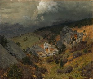 In the Crimean mountains