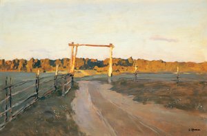 Summer Evening by Isaak Ilyich Levitan