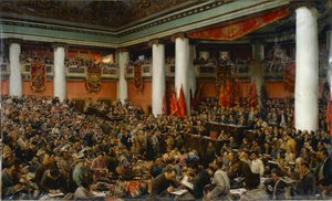 The Festive Opening of the Second Congress of the Communist International by Isaak Israilevich Brodsky