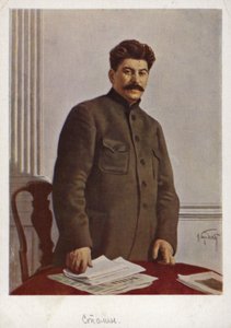 Joseph Stalin, Soviet Bolshevik Leader by Isaak Israilevich Brodsky