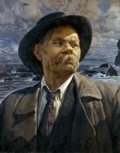 Portrait of the Author Maxim Gorky, 1936 by Isaak Israilevich Brodsky