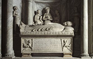 Sarcophagus of the Portuguese Cardinal Antonio Martino de Chavez by Isaia da Pisa