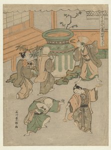 The Noh Play Shojo by Ishikawa Toyomasa