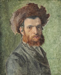 Portrait of a Young Hasidic Jew