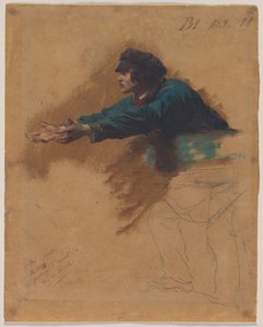 Young Man Leaning Forward with Outstretched Arms, c1851 by Isidore Pils