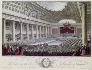 Opening of the Estates General at Versailles, 5th May 1789 by Isidore Stanislas Helman