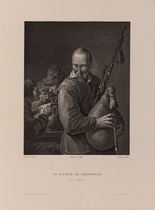 The Bagpiper by Isidore Stanislas Helman