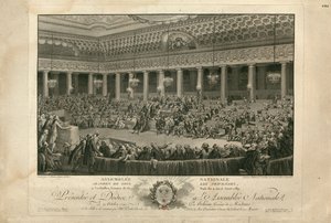 The Night of August 4, 1789 in the National Assembly by Isidore Stanislas Helman