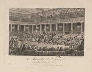 The Night of August 4, 1789 in the National Assembly