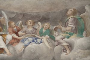 Angels, Musician Angels and Puttos (detail) by Isidoro Bianchi