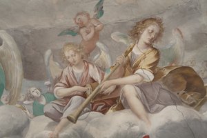 Angels, Musician Angels and Puttos (detail) by Isidoro Bianchi