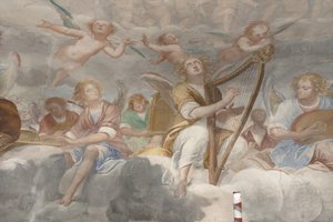 Angels, Musician Angels and Puttos (detail) by Isidoro Bianchi