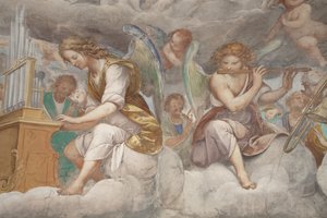 Angels, Musician Angels and Puttos (detail) by Isidoro Bianchi