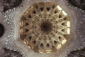 Ceiling of the Hall of the Abencerrajes by Islamic School
