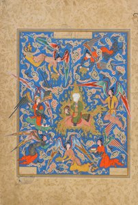 Folio from a Haft Awrang (Seven Thrones) by Jami, probably Mashad, Khurasan, Iran, Safavid Period, 1556-65 by Islamic School