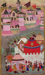 Siege of Vienna by Suleyman I (1494-1566) the Magnificent, in 1529, from the 