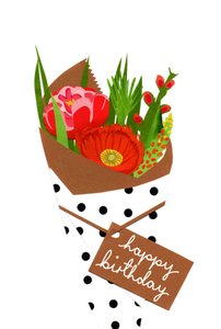 Birthday bouquet, 2014