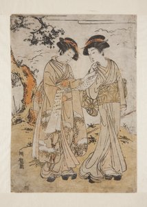 Two Women Reading Letter