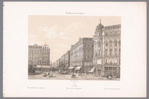 View of Place and Rue de l