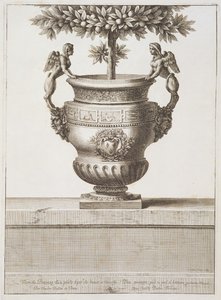 Bronze urns as used for citrus trees, illustration from 