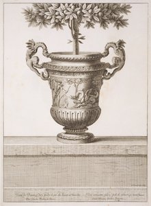 Bronze urns as used for citrus trees, illustration from 