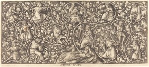 Ornament with the Tree of Jesse by Israhel van Meckenem