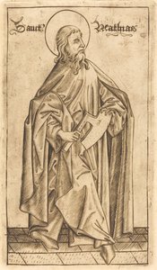 Saint Matthias, c. 1470-1480 by Israhel van Meckenem