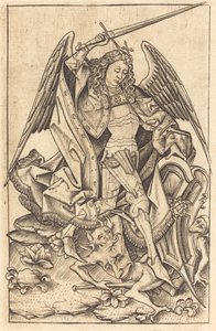 Saint Michael by Israhel van Meckenem