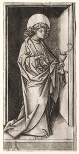 St. John with Serpent in Chalice by Israhel van Meckenem