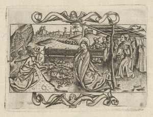 The Nativity by Israhel van Meckenem