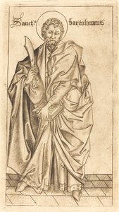 Saint Bartholomew by Israhel van Meckenem after Master E.S.