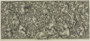 Ornament with the Tree of Jesse by Israhel van Meckenem the younger