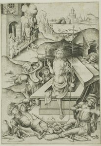 The Resurrection by Israhel van Meckenem the younger