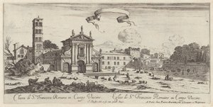 Church of St. Francesca Romana in Campo Vaccino by Israël Silvestre