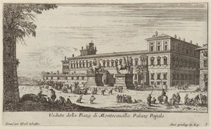 View of the Piazza di Montecavallo