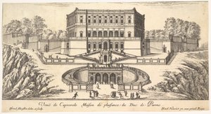 View of Caprarola, from a Series of Fifteen Views of Italy and France by Israël Silvestre