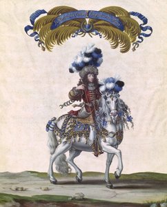 The Prince of Conde as the Emperor of Turkey, Part of the Carousel Given by Louis XIV (1638-1715) in Front of the Tuileries, 5th June 1662