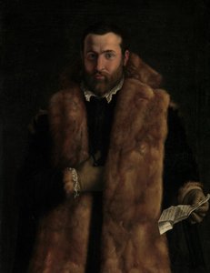 Portrait of a Man in a Fur-Trimmed Coat