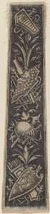 Ornament Plate with Armor and Musical Instruments by Italian 18th or 19th Century